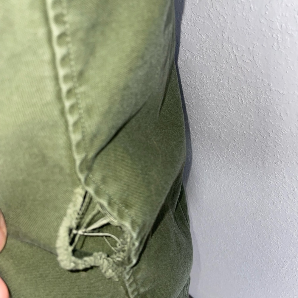 Vintage military Green Trench Coat sz Small Regular - Picture 3 of 4